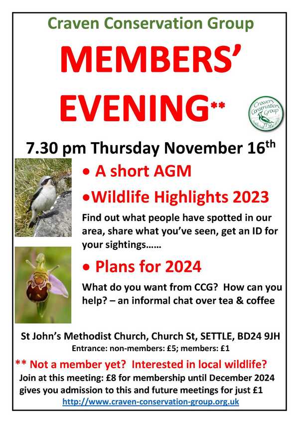 poster for CCG AGM